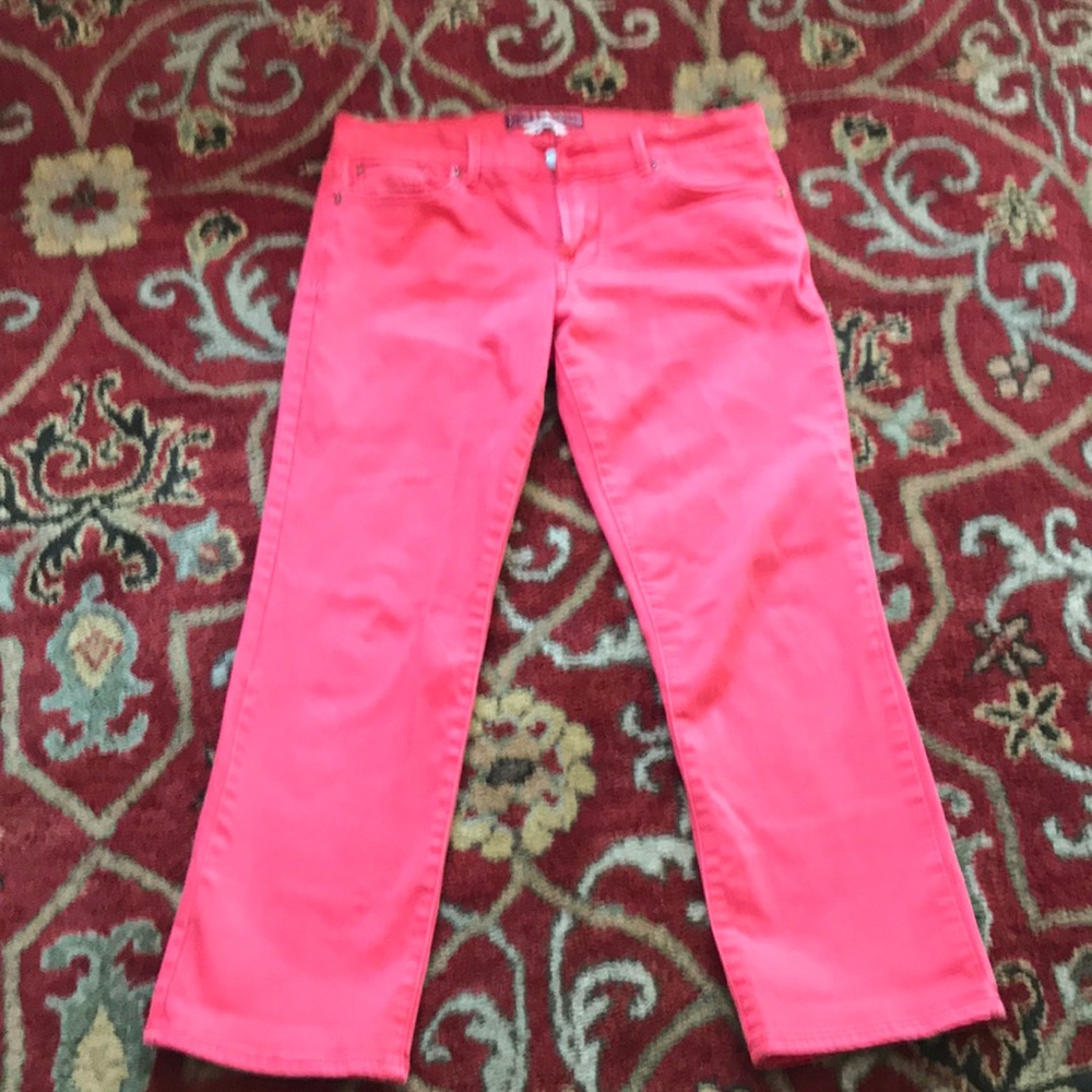 Lucky Brand sweet and crop light red size 4 jeans